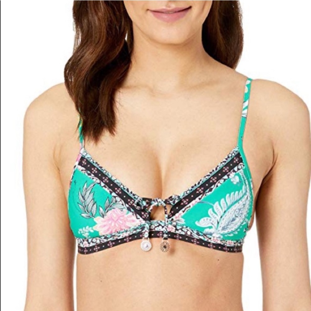 NWT Seafolly water garden bikini top